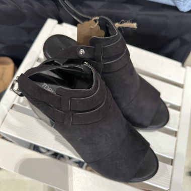 Sandales à talons noires