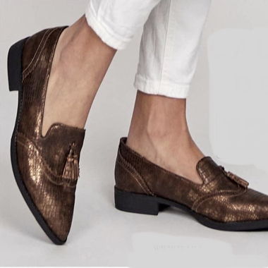 Brand new Snake print loafers