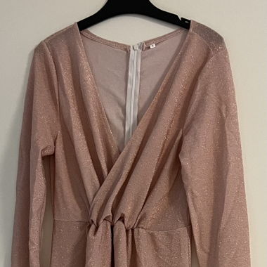 Kleid rosa mit glitzer