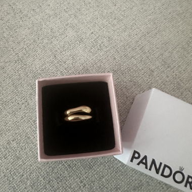 Pandora Organisch Geformte Stacking Ringe (Gr. 60)
