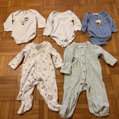 Baby body and pajamas bundle