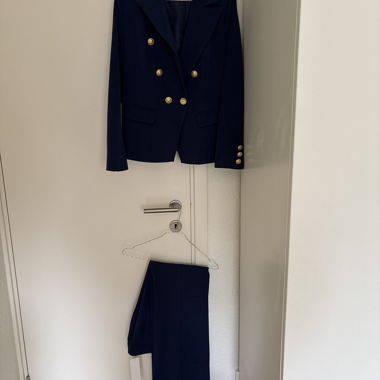 Navy blazer and trouser set