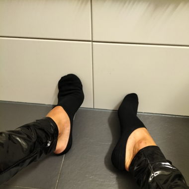 Black Ballerina Socks Used