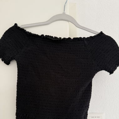 Cute black summer top
