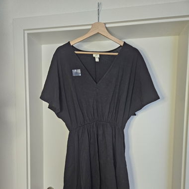 Robe courte noire H&M
