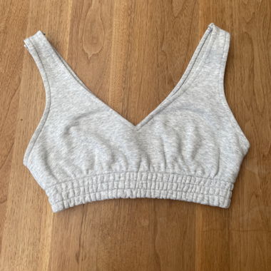graues Bershka Crop Top