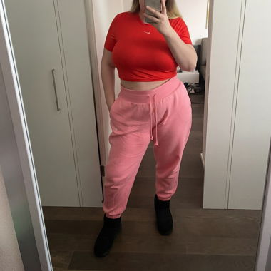 Pantaloni da jogging Nike rosa phnx fleece XL