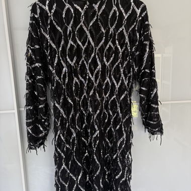 Black Sequin Dress