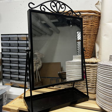 IKEA KARMSUND specchio da trucco nero