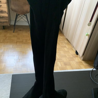 Thigh-high boots with heel (6cm) size 38