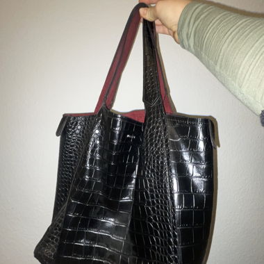 Handtasche aus Lederimitat