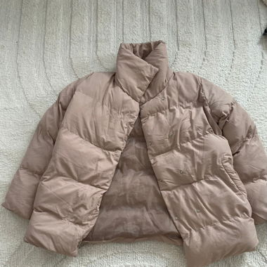 Winterjacke in Rosa