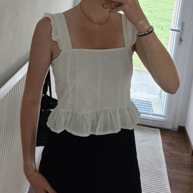 Top blanc S/XS