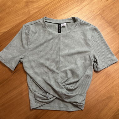 Green Crop Top
