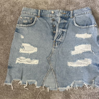 Gonna in jeans Destroyed
