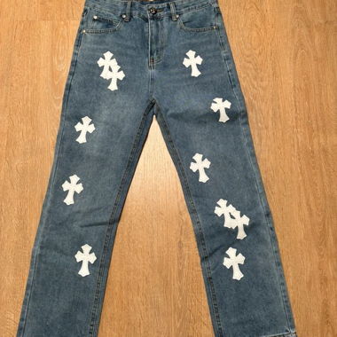 Jeans in denim Chrome Hearts