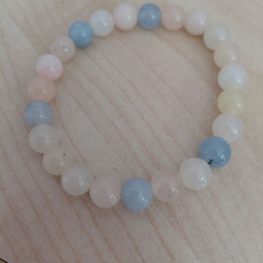Bracelet de perles pastel