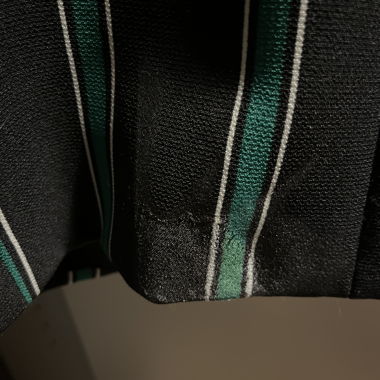 Blazer schwarz, grün gestreift