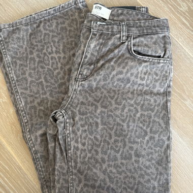 Leo Print Jeans STR