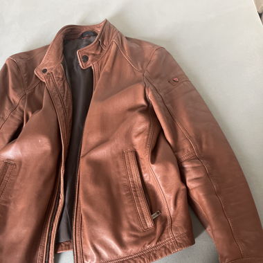 Lederjacke braun, von strellson