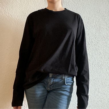 Pull longues manches noir