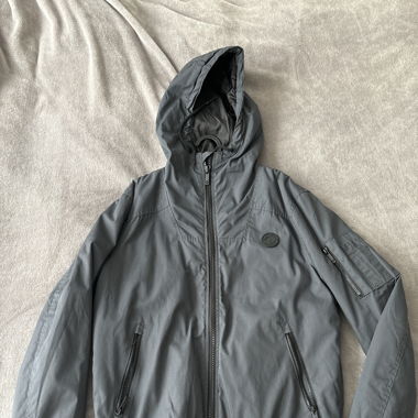 Solid Winterjacke Dunkelgrau