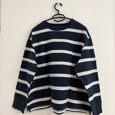 Sweat-shirt rayé pour femme