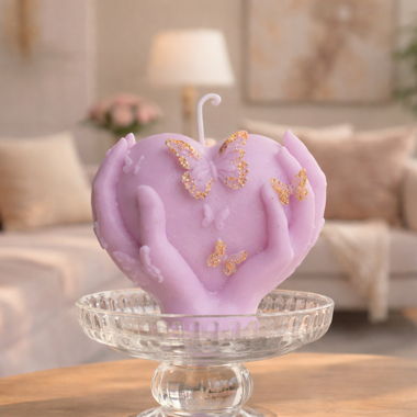 Bougie décorative délicate 