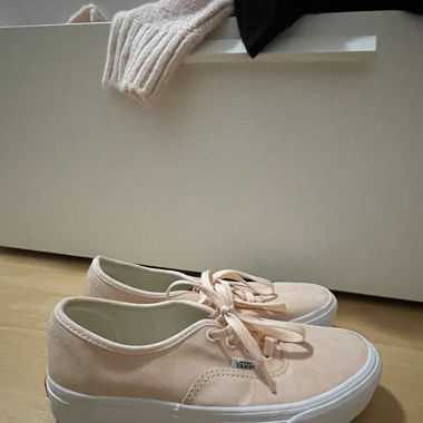 Vans mit Plateau in rosa