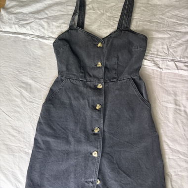 Even & Odd Denim Pinafore Dress