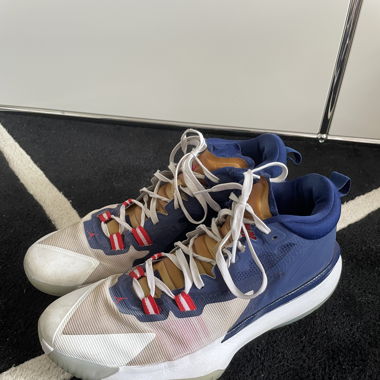 Nike Jordan Zion 1 Blue Red White Size 47