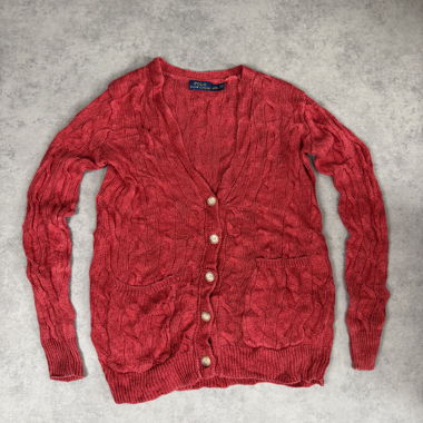 Ralph Lauren Cable Knit Cardigan - Size: XS