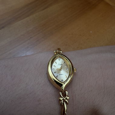 Orologio da donna dorato francese