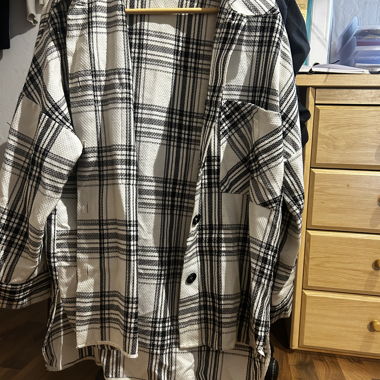 Giacca overshirt a quadri
