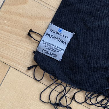 Cashmere Scarf black