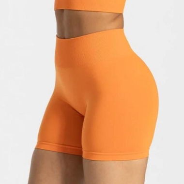 Teveo Timeless Scrunch Short Orange