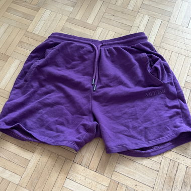 Amisu Shorts aus Vlies lila L