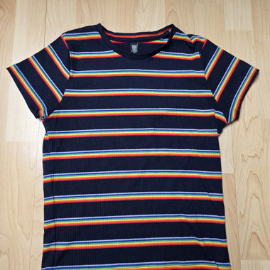 Rainbow Striped T-Shirt XS / XXS