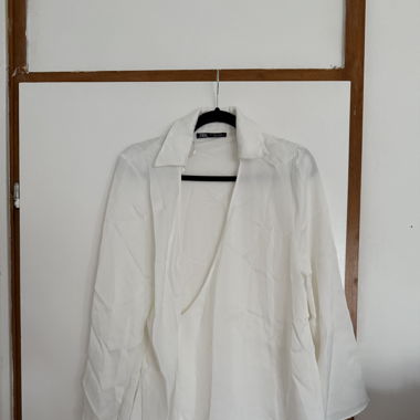 Robe Mini Kimono Blanche