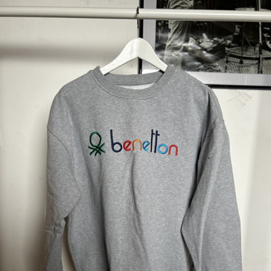 Benetton Grey Jumper 