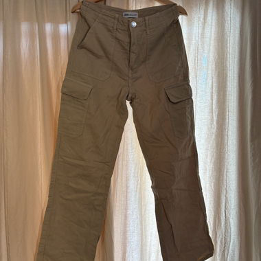 Pantalon cargo Zara beige
