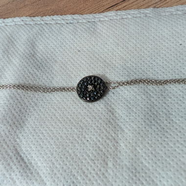 Bracelet chaîne noir