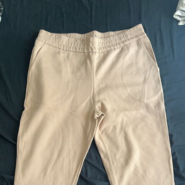 Creme Jogginhosen