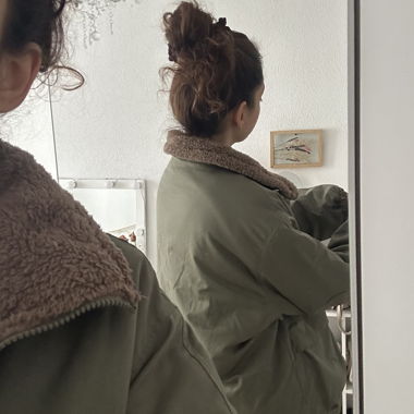 Grüne Jacke 