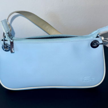 Borsa a tracolla Lacoste azzurro chiaro / crema