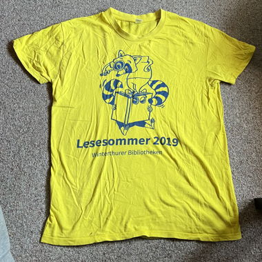 Lesesommer 2019, T-Shirt gelb, S, gute Qualität
