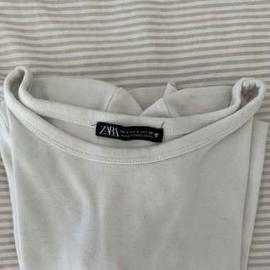 Weisses Zara Crop Top