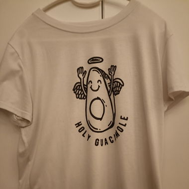 Weisses Shirt, bedruckt