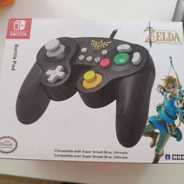 Zelda SWITCH controller, GameCube style