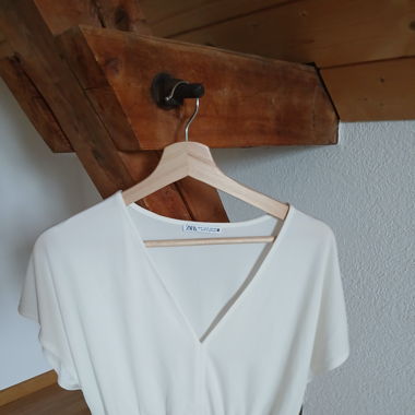Zara Bluse Weiss